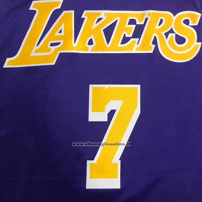 Maglia Los Angeles Lakers Carmelo Anthony #7 Statement 2020-21 Viola
